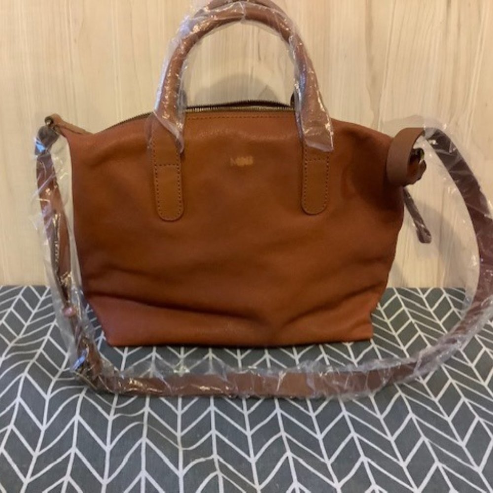 Mark & Graham Leather Crossbody Purse- NEW